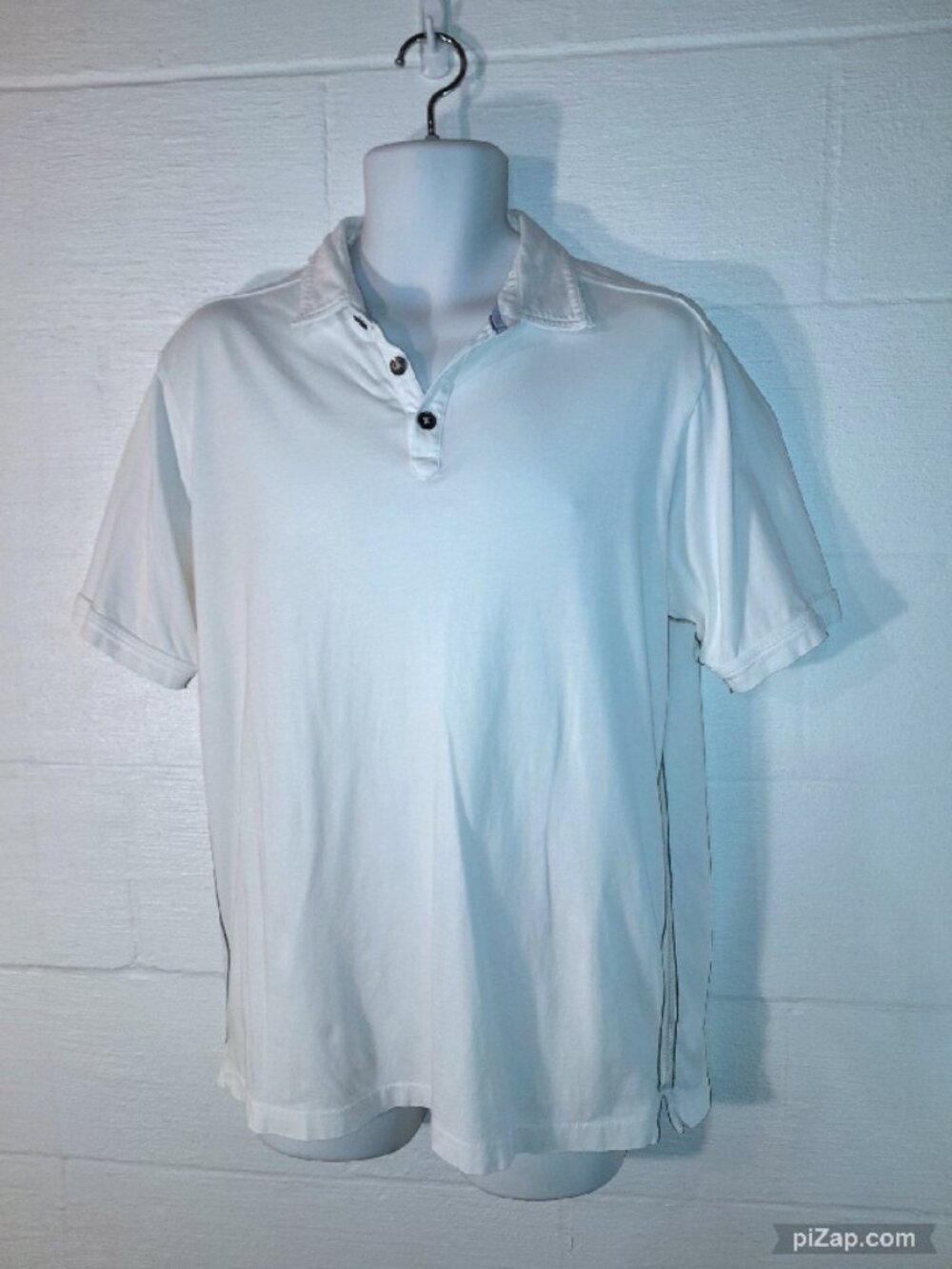 Tommy Bahama Jeans Mens Med Pima Cotton Polo Shirt Island Modern Fit Embroidered